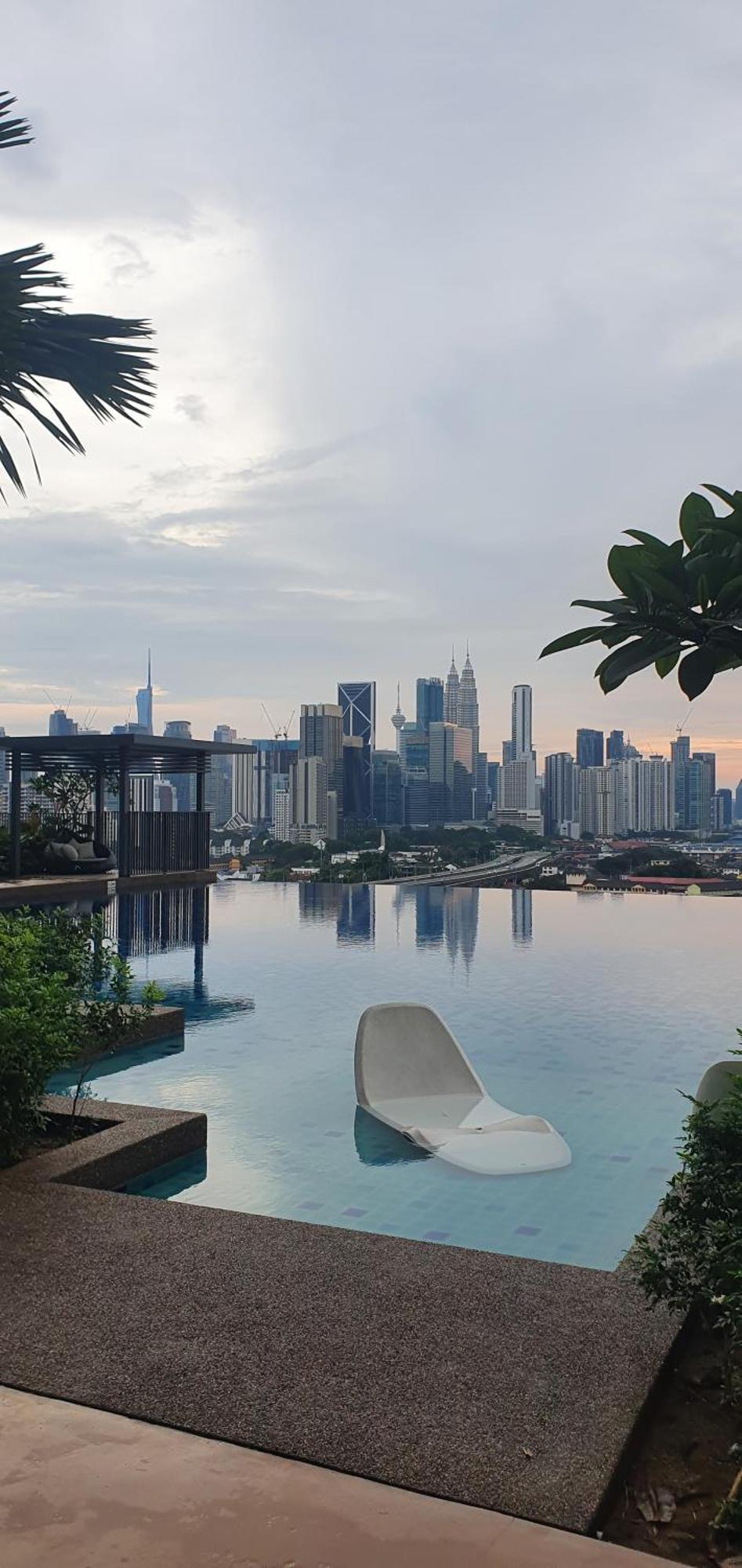 Studio Near Klcc And Lrt With Superb View Kuala Lumpur Exterior foto